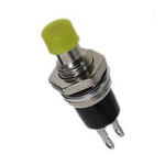 Momentary pushbutton PBS-110 - yellow - 250V-1A / 125V-3A - 7mm - round