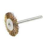 Copper wire brush for sanding 26mm - round - for dremel, mini rubbermaid