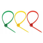 Set of 400 pcs Cable Ties Strong UV - black /white Box