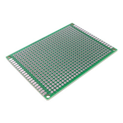 Universal 60x80mm board - double-sided PCB - prototype construction