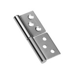 Screw-on disconnect hinge 75mm stainless steel flag hinge