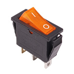 Key switch KCD3-101N - ON/OFF - 3 PIN - yellow