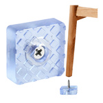 Anti-slip pad for chair N1 30x30x10mm - furniture legs for screw