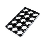 Plastic 3x5 case for packing Li-Ion 18650 batteries - for 15 pcs.