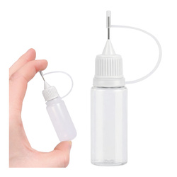 Butelka z igłą PE - 10 ml - aplikator - do dozowania płynów