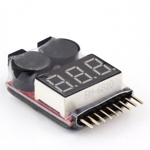 Alarm Buzzer LiPo - lipo alarm 8s - miernik napięcia cel z alarmem