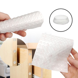 Self-adhesive Bumpers For Furniture 7x1.5mm Silicone Shock Absorber 100pcs
