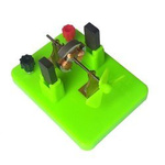 Model of a motor on a stand - for experiments and building electrical circuits