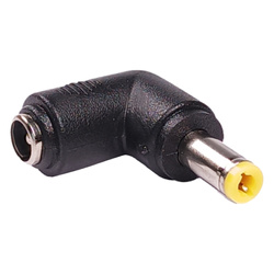 DC angle adapter socket 5.5X2.1 to plug 5.5X2.5 - Adapter