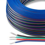 Przewód wstążkowy TLWY RGB - 4pin - AWG22 - do taśm LED - przewód 1mb