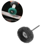 Dremel polishing wheel - black - Sanding head - 3mm nylon brush