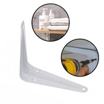 Shelf bracket - white - 300x350mm - steel angle bracket
