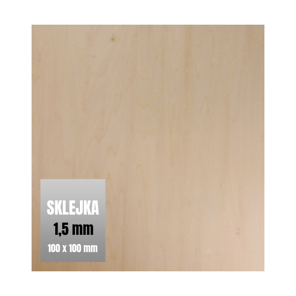 Sklejka 1,5mm - 100x100mm