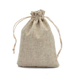 Fabric bag with string 10x15cm - Spice herb pouch