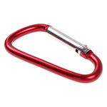 Type-D aluminum carabiner - 45mm - Carabiner - Survival - EDC