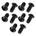 Mushroom head screw for Allen - M4 x 12mm - 10pcs - ball head