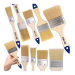 Zestaw Pędzli Płaskich 25 36 50 63 76 - Pędzle Malarskie ABC-RC 10 sztuk