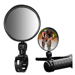 Handlebar bicycle mirror - round bicycle mirror