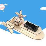 Model Boat of a Ship - PAROWIEC rowing boat - DIY - Wooden Educational Toy