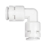 Quick connector for water - elbow - plug 2x 1/4" 6.5mm - hose connector - osmosis