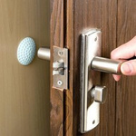 Self-adhesive bumper for wall - Door handle wall protector - Door stop