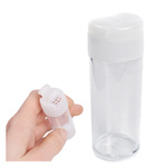 Plastic bottle with double closure 2.3x6.5cm - Bottle