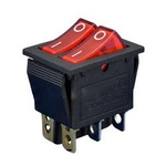 KCD3 rocker switch - ON/OFF switch - 220V - 6 PIN