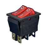 Przełącznik kołyskowy KCD3 - przełącznik ON/OFF - 220V - 6 PIN