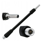 Flexible extension for screwdriver - 13.2cm - flexible extension for 4mm bits