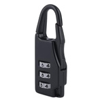 Mini Padlock In Code - 5.5cm - Black - Cipher Lock