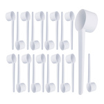 Plastic deep teaspoon - measuring cup - 5g - disposable