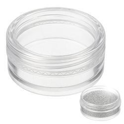 Screw-On Plastic Container 3ml Sample Jar for Ornaments