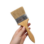 Flat Brush 3' - Universal - Wooden Handle