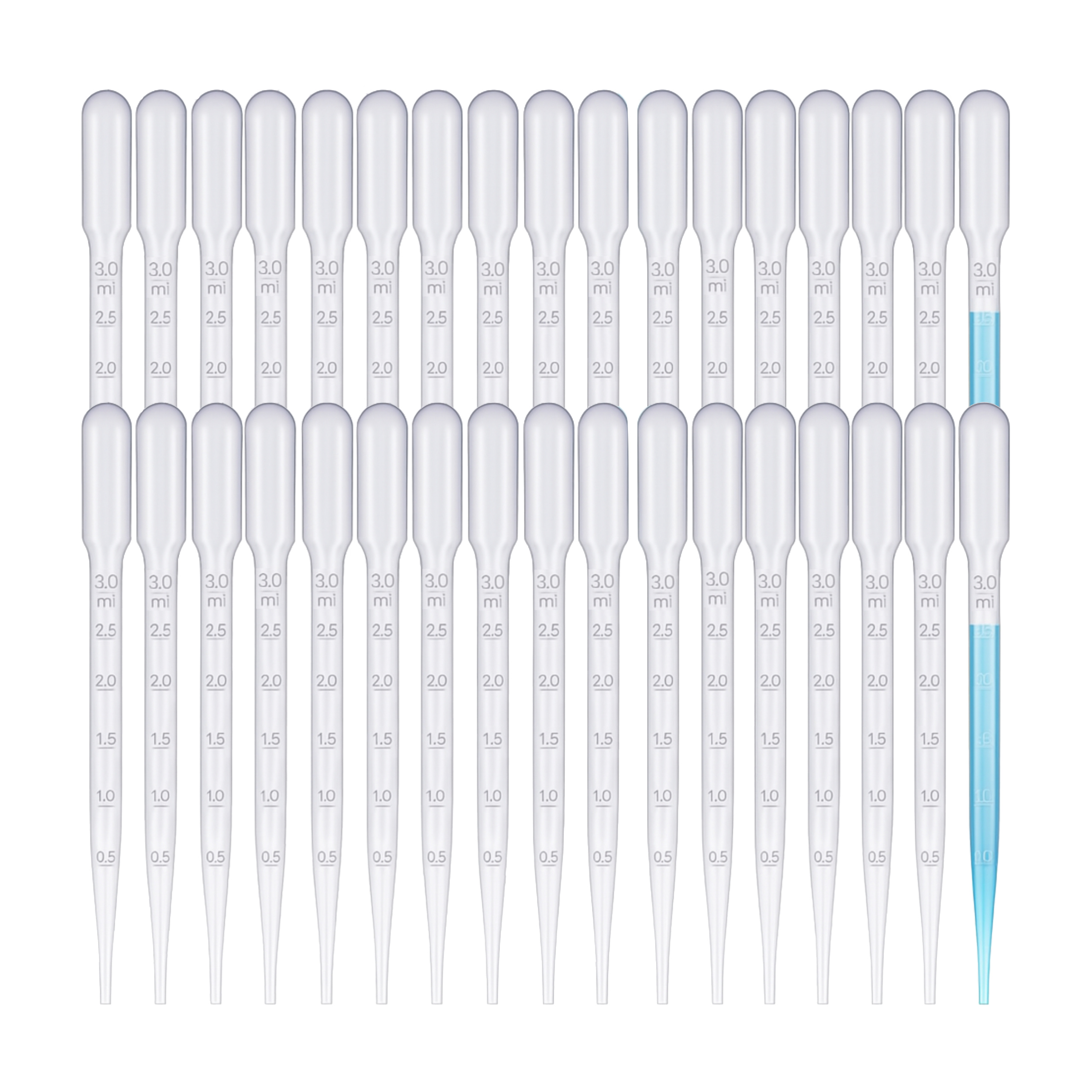 Pipeta 3 ml z podziałką - zbliżenie