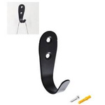 Hook - Trinket Hanger 68mm - Black Single - Handle