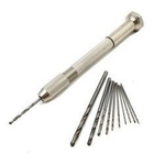 Hand Drill holder - hand drill clamp holder with 10 drill bits