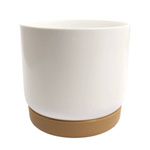 URBAN 15cm Plastic Pot - White Plant Cover