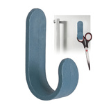 Wall hook - blue - adhesive hanger - 56x17mm - Holder