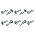 Metal screw M3x12 DIN 967 - 10 pieces - with a washer head and cross recess