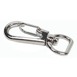 Metal carabiner with swivel 38x18mm - Carabiner for keys - Survival
