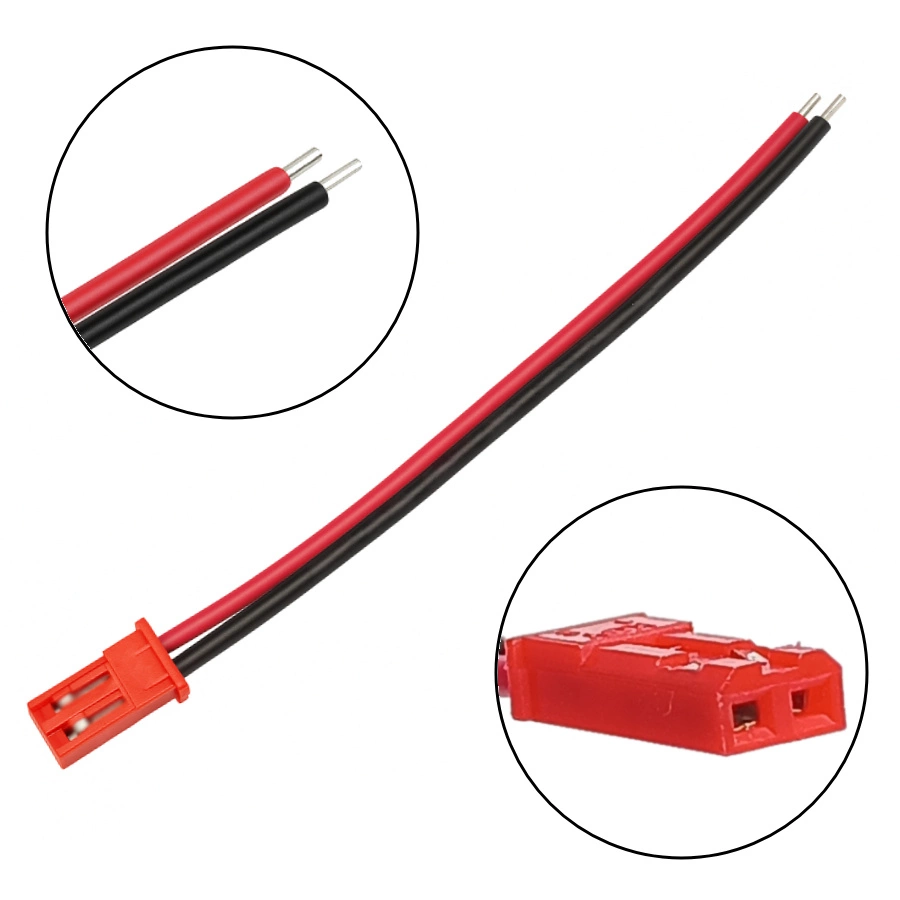Wtyk JST - BEC z przewodem - żeński 110mm