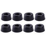 Round rubber feet - 20x16x10,5mm - black - for furniture - 4 pcs.