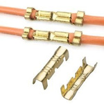 Non-insulated wire connector - for 0.3-1.5mm2 cable - 10pcs - Crimp connector