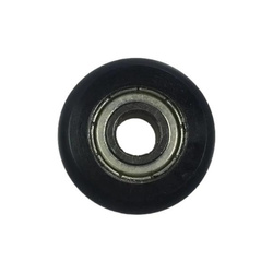 Guide wheel 5x23x7mm - black - axle 5mm - bearing roller - for 3D printers