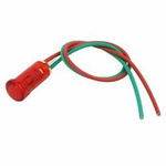 Indicator light with wire - MDX-11A - red - LED light