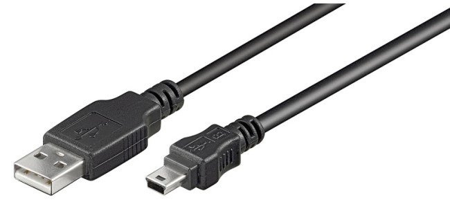 Kabel USB - mini USB - łatwość użycia