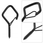 Screw-in eye hook type Q - 7cm - with buckle - handle with eyelet