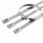 Steel clamp 1000x4.6mm - stainless steel - 1 piece