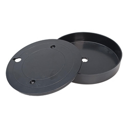 Clock Mechanism Case - Plastic Black - For Wall Clock