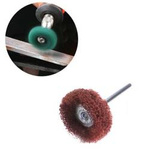 Dremel polishing wheel - red - Sanding head - 3mm nylon brush